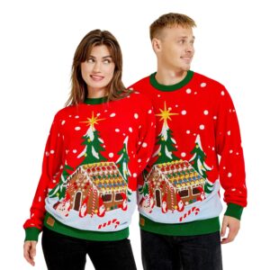 Jultröja Pepparkakshus - Large