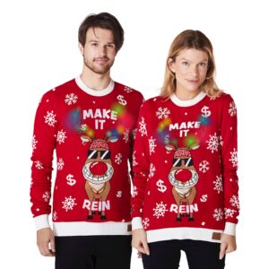 Make It Rein LED Jultröja - Small