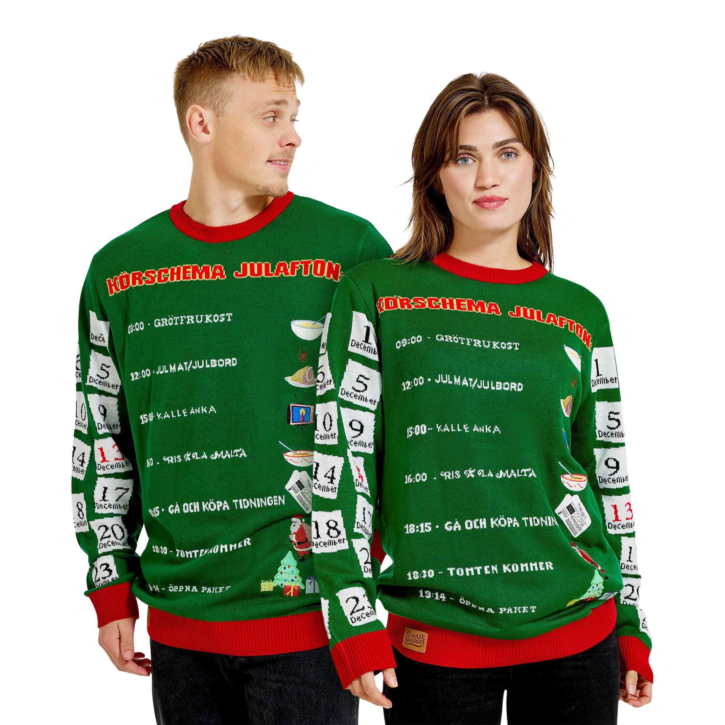 Jultröja Körschema Julafton - X-Large