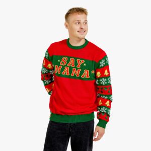 Jultröja - "SAY MAMA" Herr - L