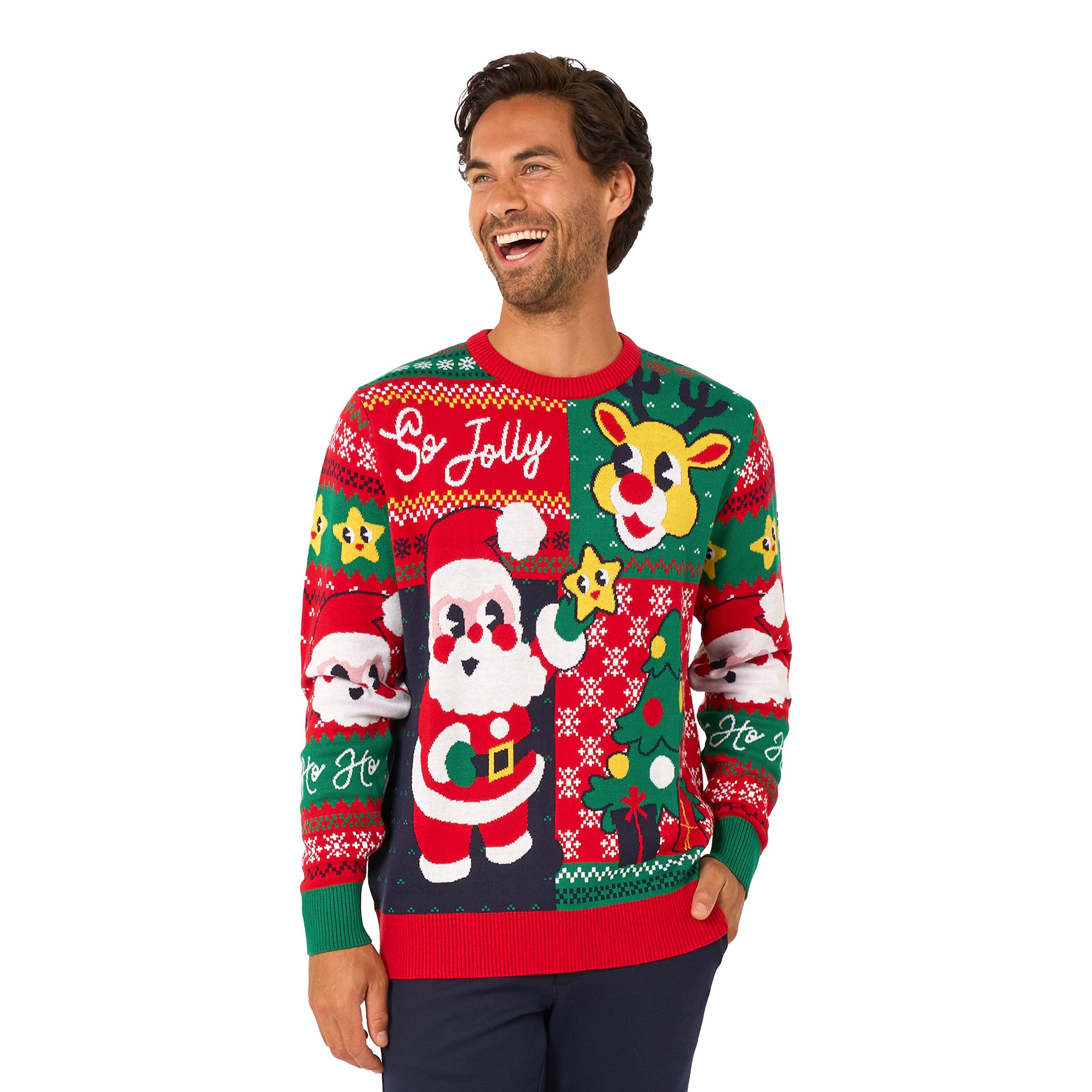 OppoSuits Happy Claus Jultröja - Small