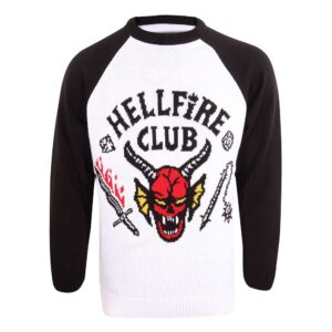 Stranger Things Sweatshirt Christmas Jumper Hellfire Club Size L